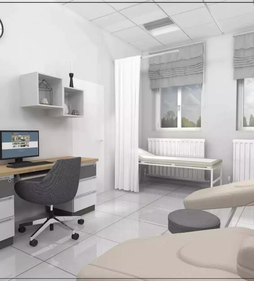 Treatment room vs. laboratory - what is the difference between equipment and furniture?
