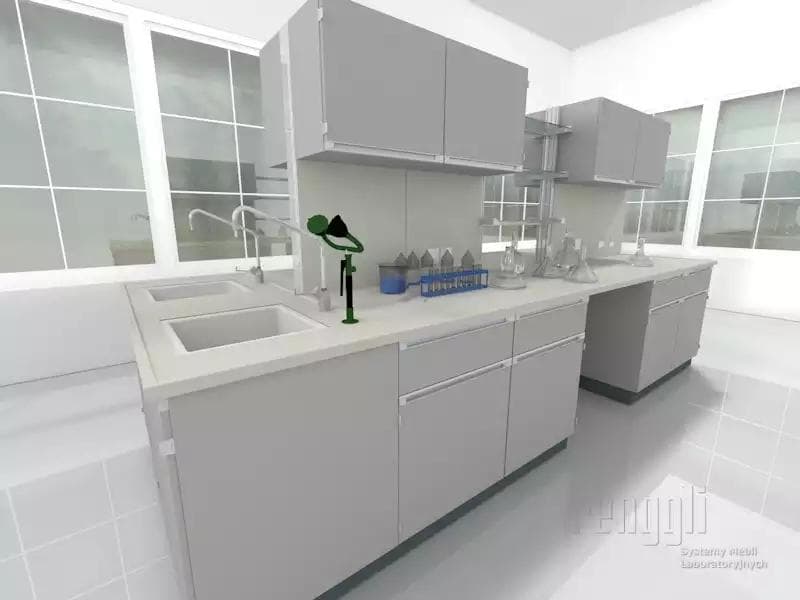Weighing table - construction, application and assembly in the laboratory